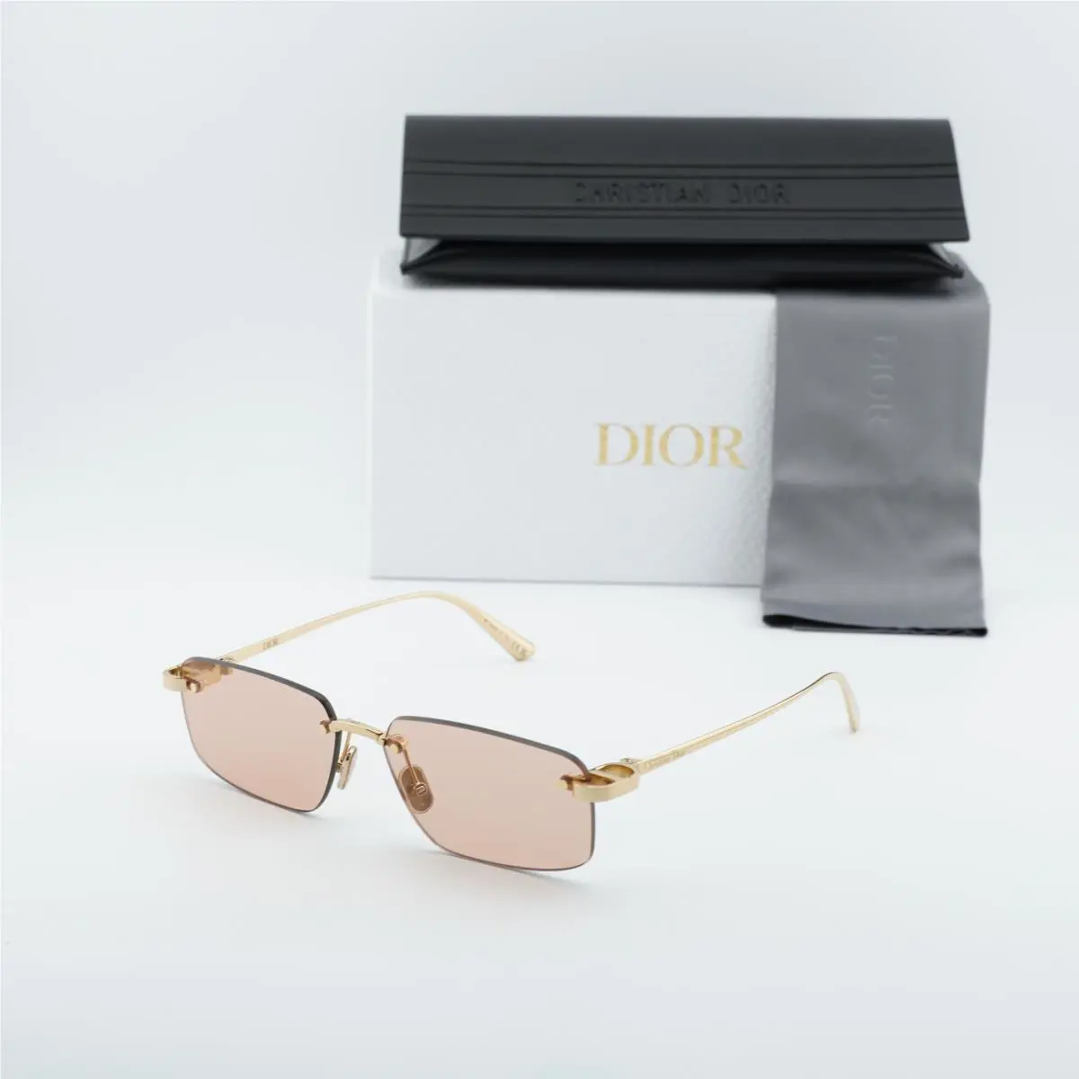 Cdior S4U B0L0 Shiny Gold/pink 59-14-135 Sunglasses by Dior