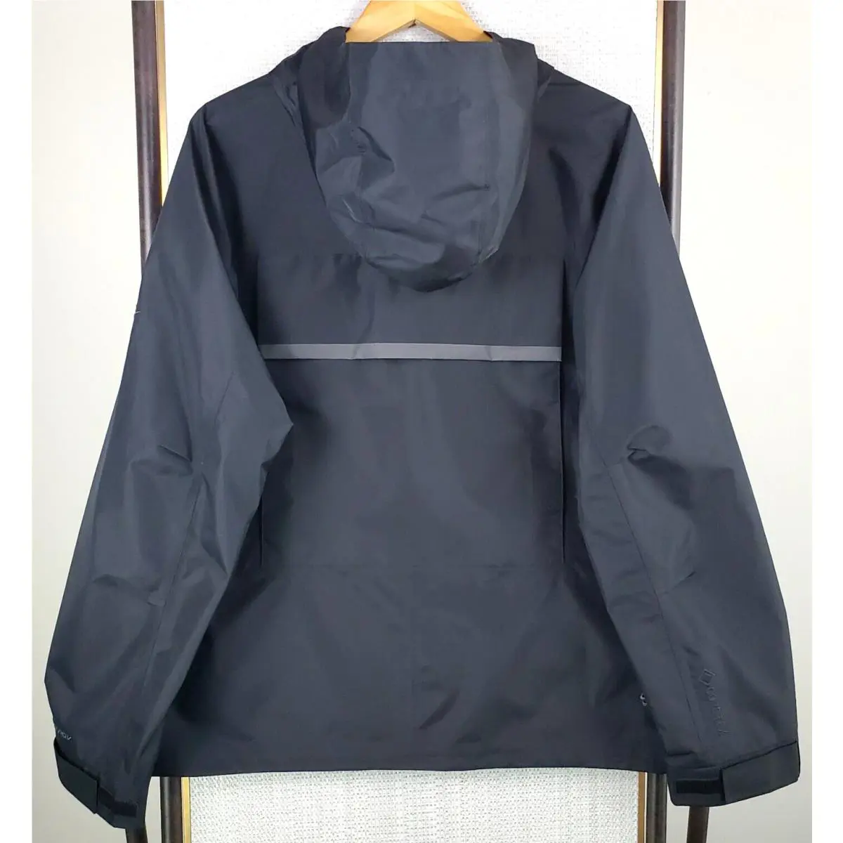 Nike clothing - golf casual jacket coat windbreaker swoosh nike fit full zip waterproof windproof vintage performance sportswear wicking breathable 2023 nba all star game storm fit advanvced goretex gore tex salt - Black 8