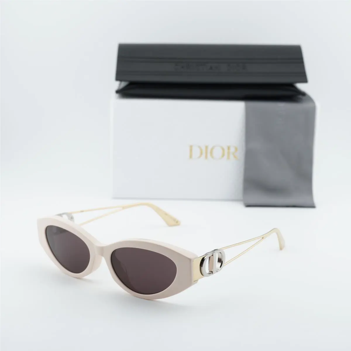 30MONTAIGNE B6F 43F0 Shiny Pink/gold/brown Gradient 53-18-135 by Dior