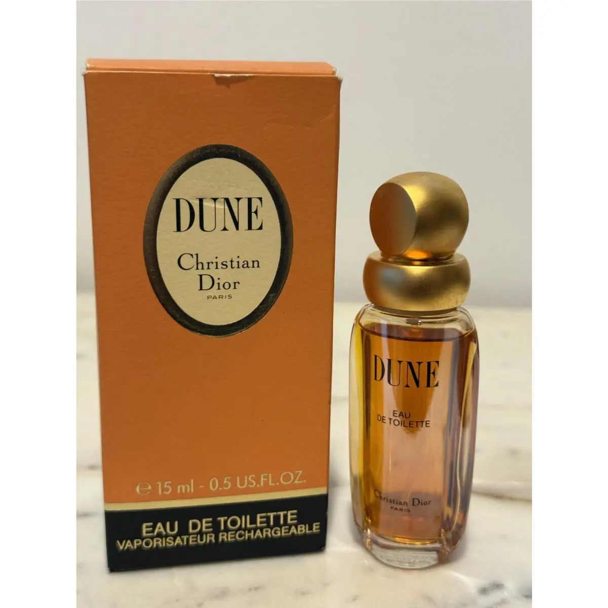 Christian  Dune Rechargeable Edt Spray 15ml Vintage by Dior