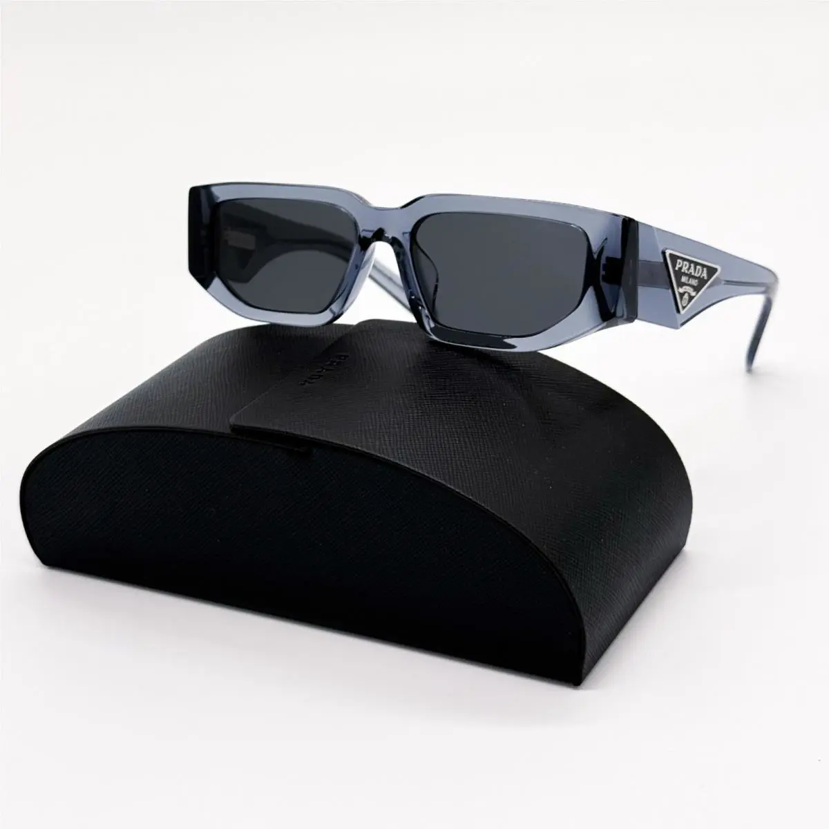 Prada Sunglasses PR09ZSF 17T08Z Blue Unisex PR 09ZSF 17T08Z Spr 09ZF 17T08Z