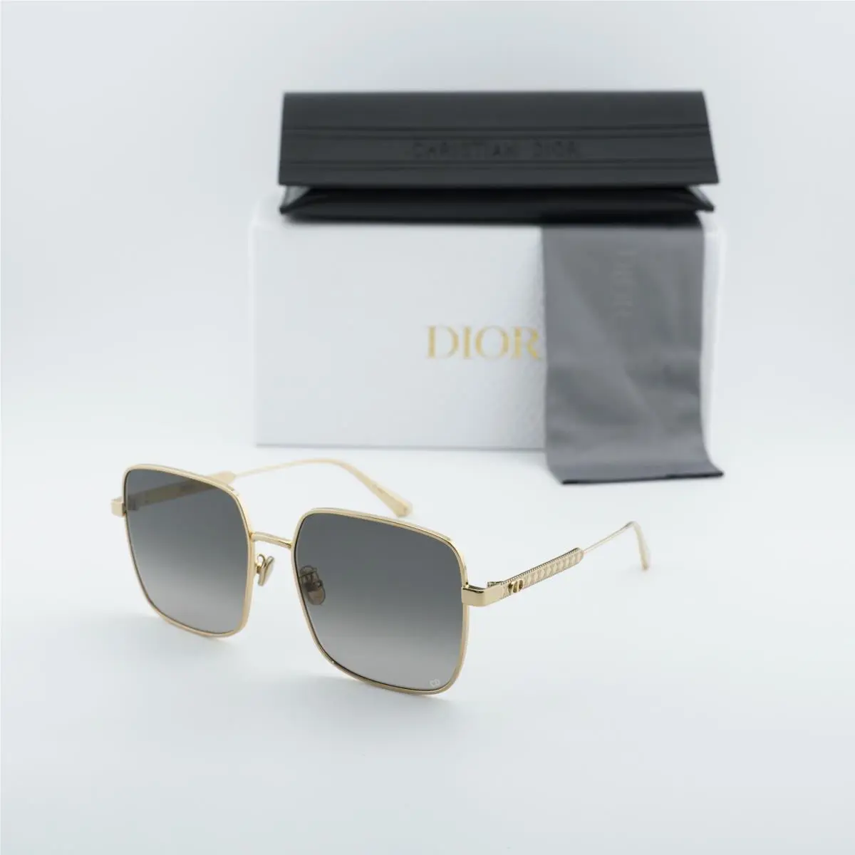 cannage S1U B0A1 Gold/grey Gradient 59-18-140 Sunglasses by Dior