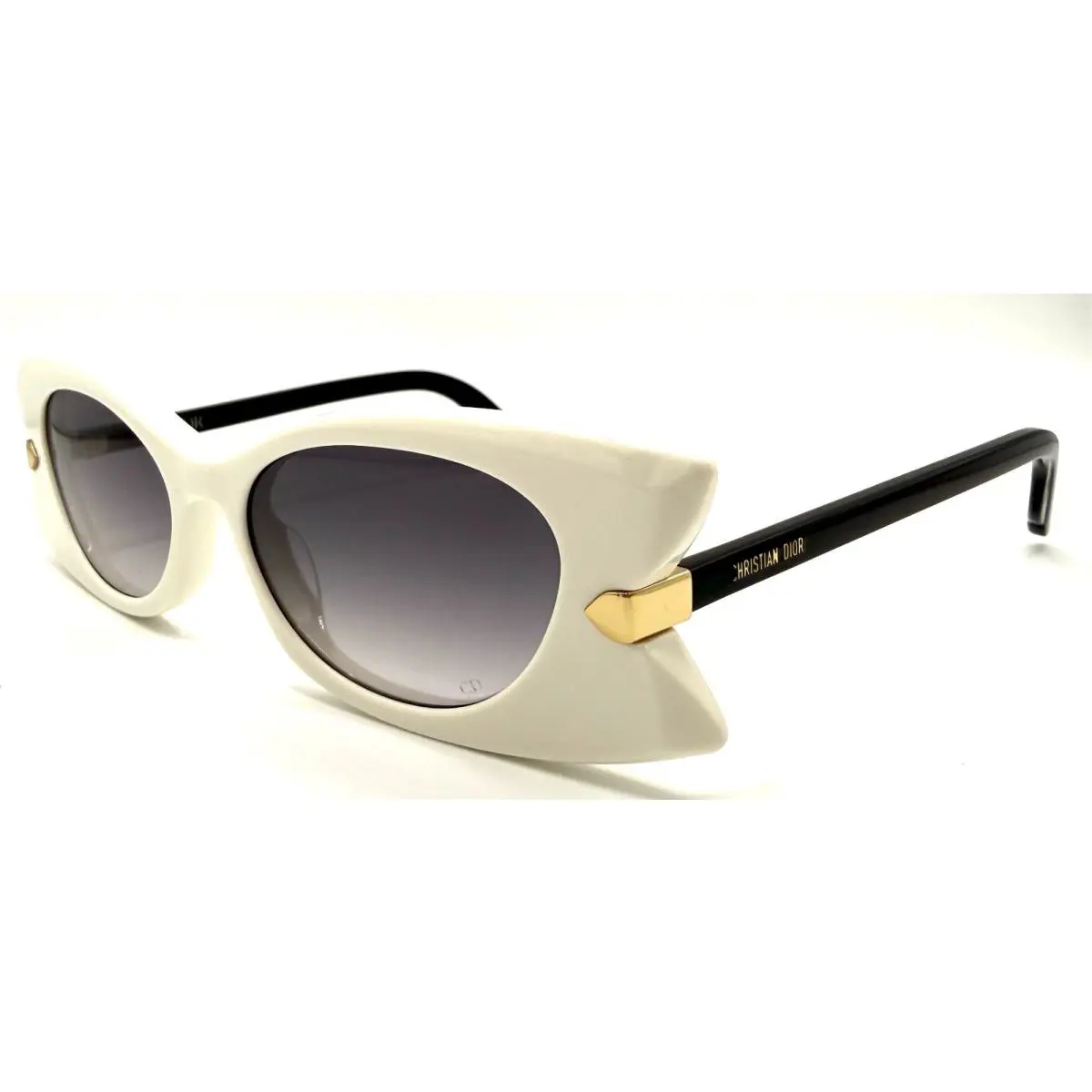 Christian  butterfly S2I 95A1 Cream/black Sunglasses 52-16-145 Rx by Dior