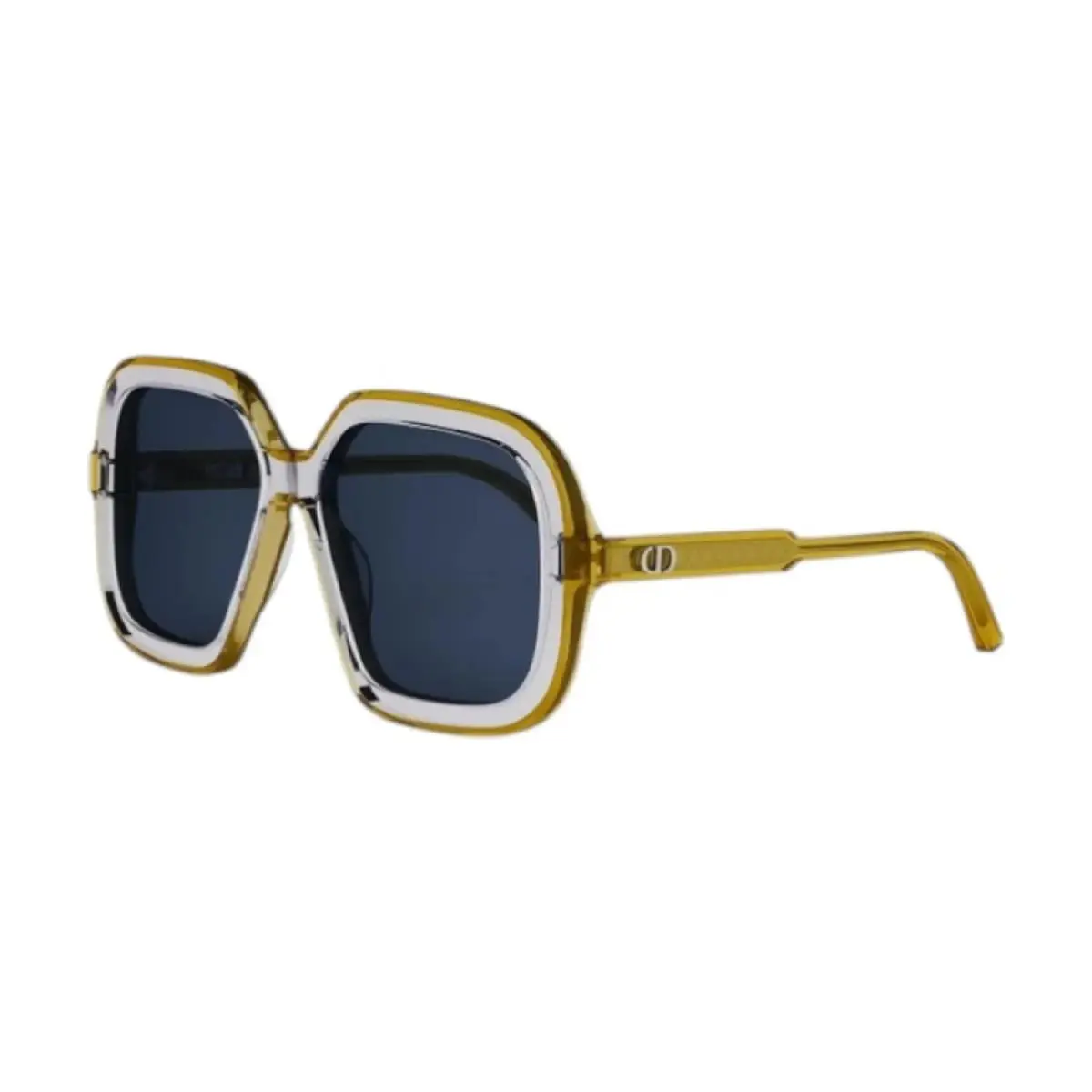 highlight S1I 60B0 Square Yellow/blue 57 mm Women`s Sunglasses Frame by Dior