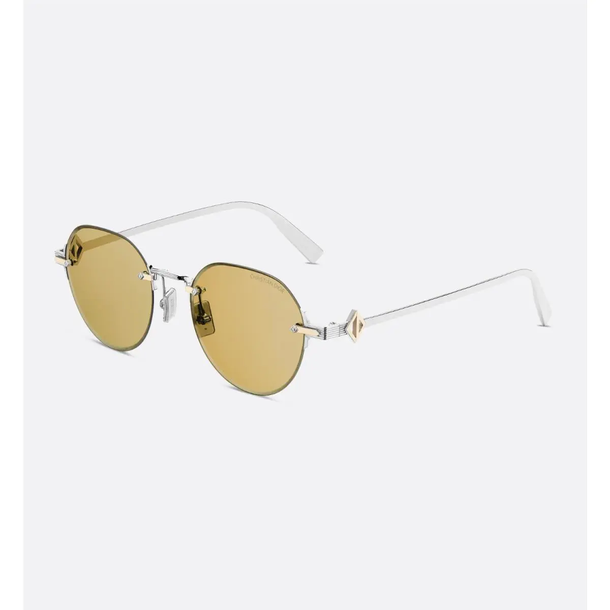 CD Diamond R5U Sunglasses Yellow 50mm Made in Italy by Dior