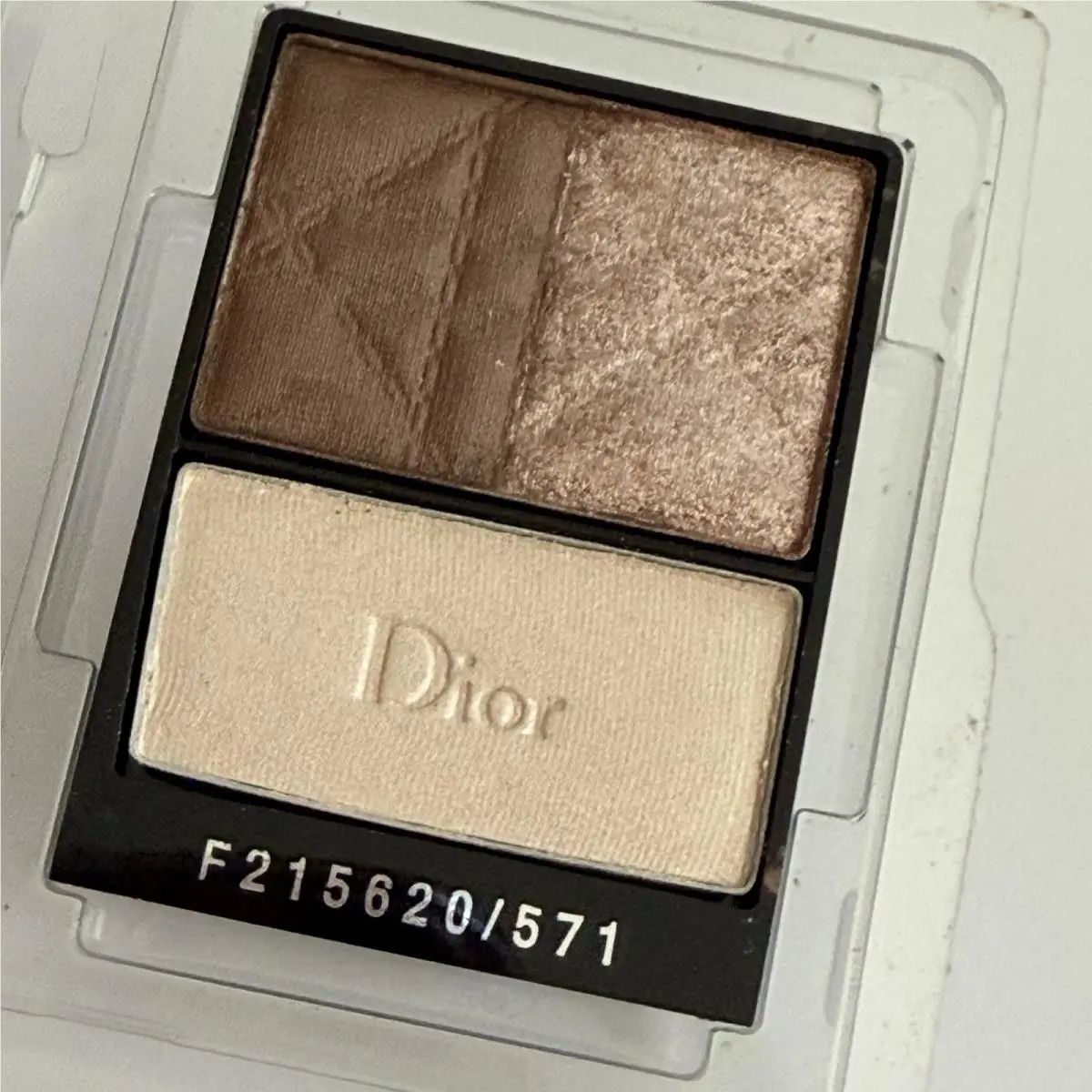 Christian  3 Colors Eyeshadow 571 Smoky France Refill Rare by Dior