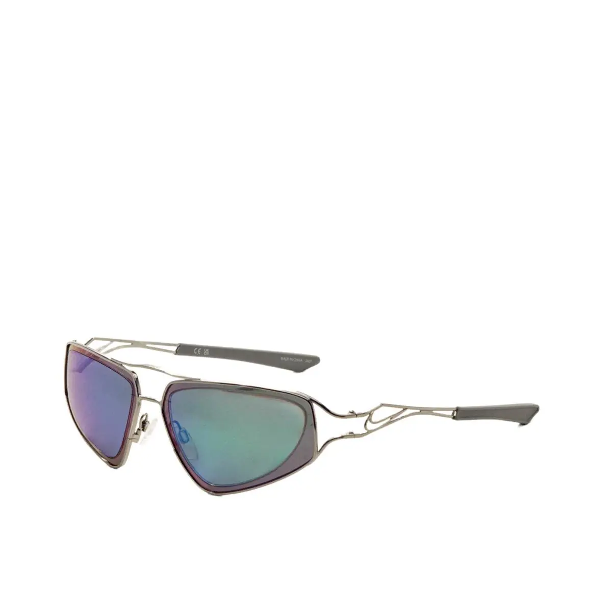 Nike Unisex Veil 63mm Silver Sunglasses EV24048-043