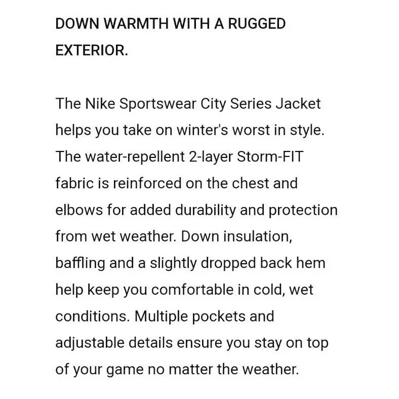 Nike clothing - Storm-Fit City Series Hooded Jacket - DD6980-410 - Midnight Navy (UPC: 195239088162) 6