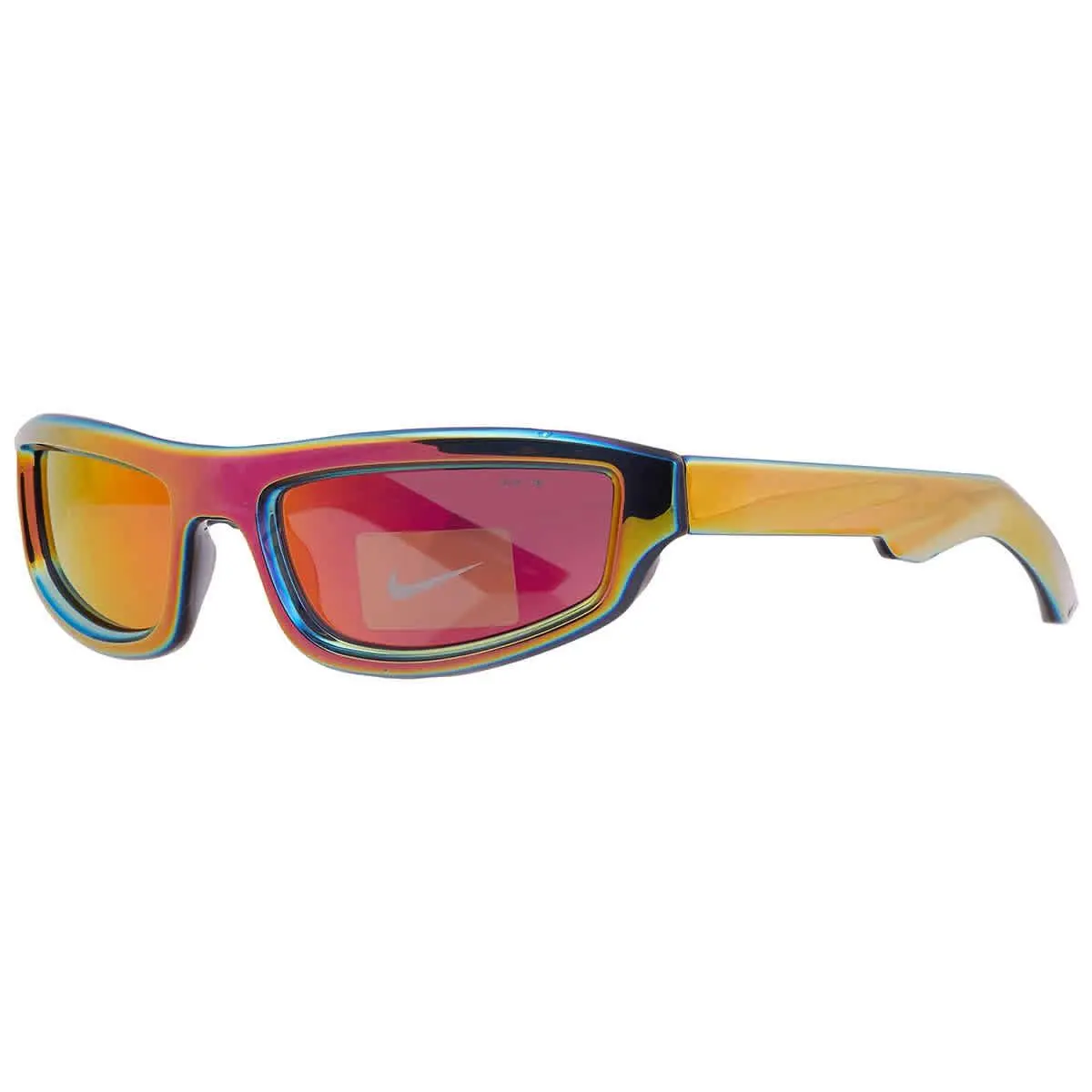 Nike Orange Multilayer Wrap Men`s Sunglasses Nike Lucent Flash EV24050 891 56