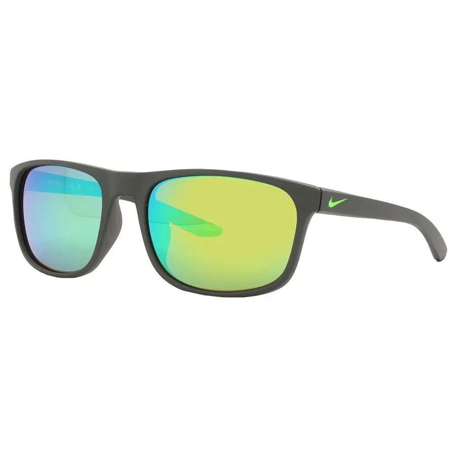 Sunglasses - Endure CW4650 355 - Matte Sequoia / Brown - Green Mirror by Nike