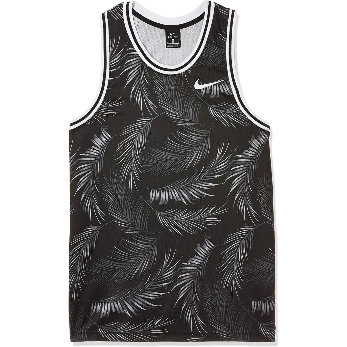 Nike clothing - DNA Floral  Dri-Fit Basketball Jersey - Black, Nike Number: 010 (UPC: 888407327995) 0