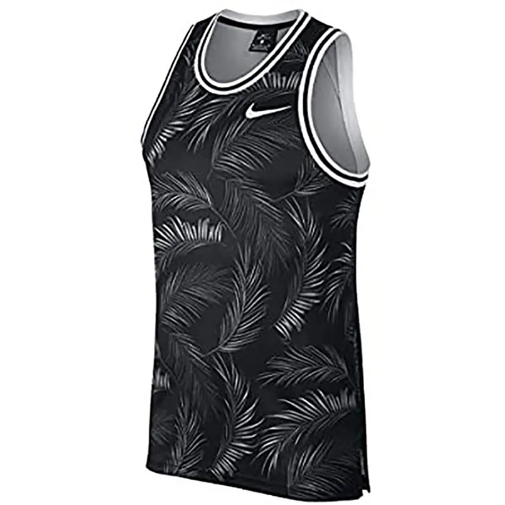 Nike clothing - DNA Floral  Dri-Fit Basketball Jersey - Black, Nike Number: 010 (UPC: 888407327995) 3
