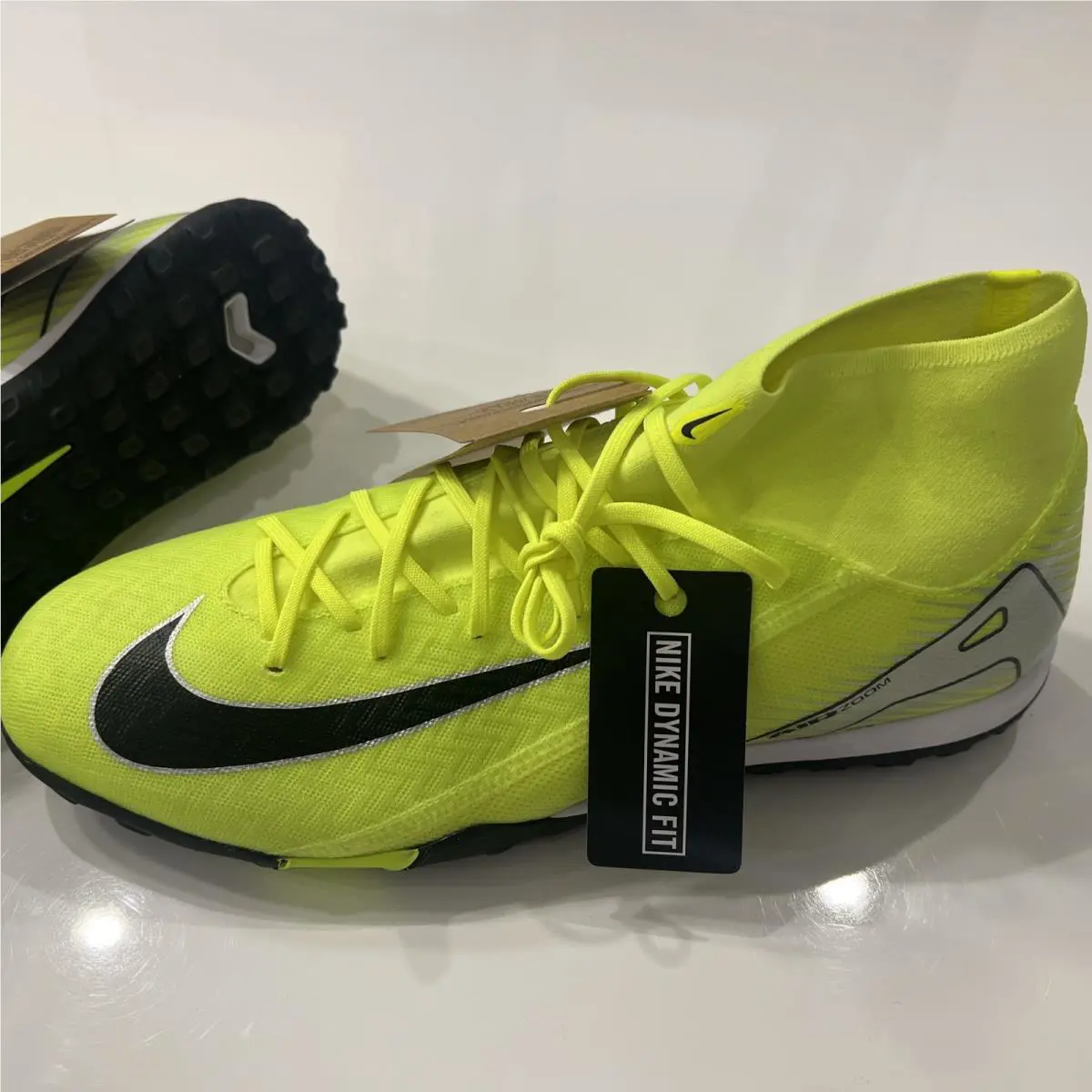 Nike shoes - Nike Zoom Mercurial Superfly 10 Academy TF - FQ8331-700 - Volt / Black (UPC: 197600872493) 11