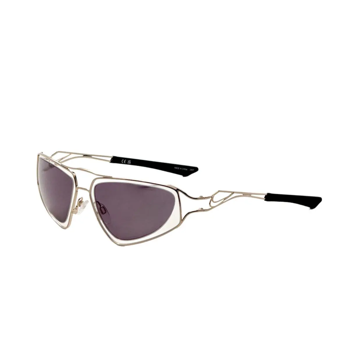 Nike Unisex Veil 63mm Gold Sunglasses EV24048-708