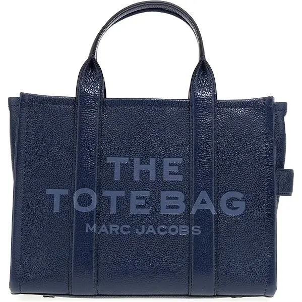 Marc Jacobs The Leather Medium Tote Bag - Blue Sea H004L01PF21-426