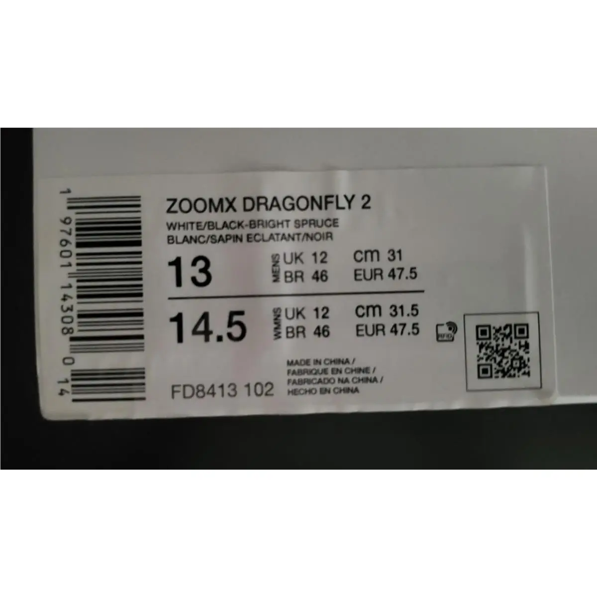 Nike shoes - Nike ZoomX Dragonfly 2 - ZoomX Dragonfly - FD8413-102 - White 10