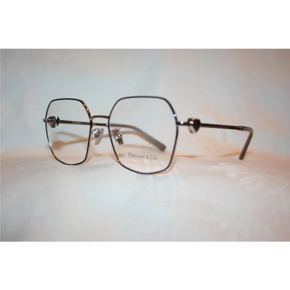 Tiffany CO Eyeglasses TF1165BD Black on Silver 6145 54-17-145