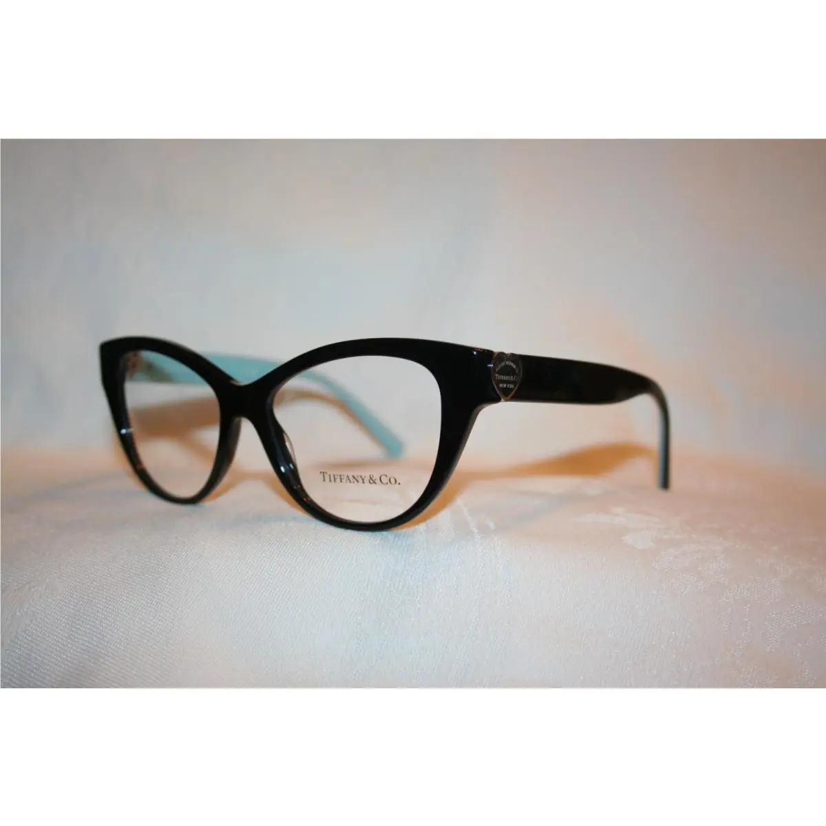 Tiffany CO Eyeglasses TF2251 Black on Tiffany Blue 8406 53-16-140
