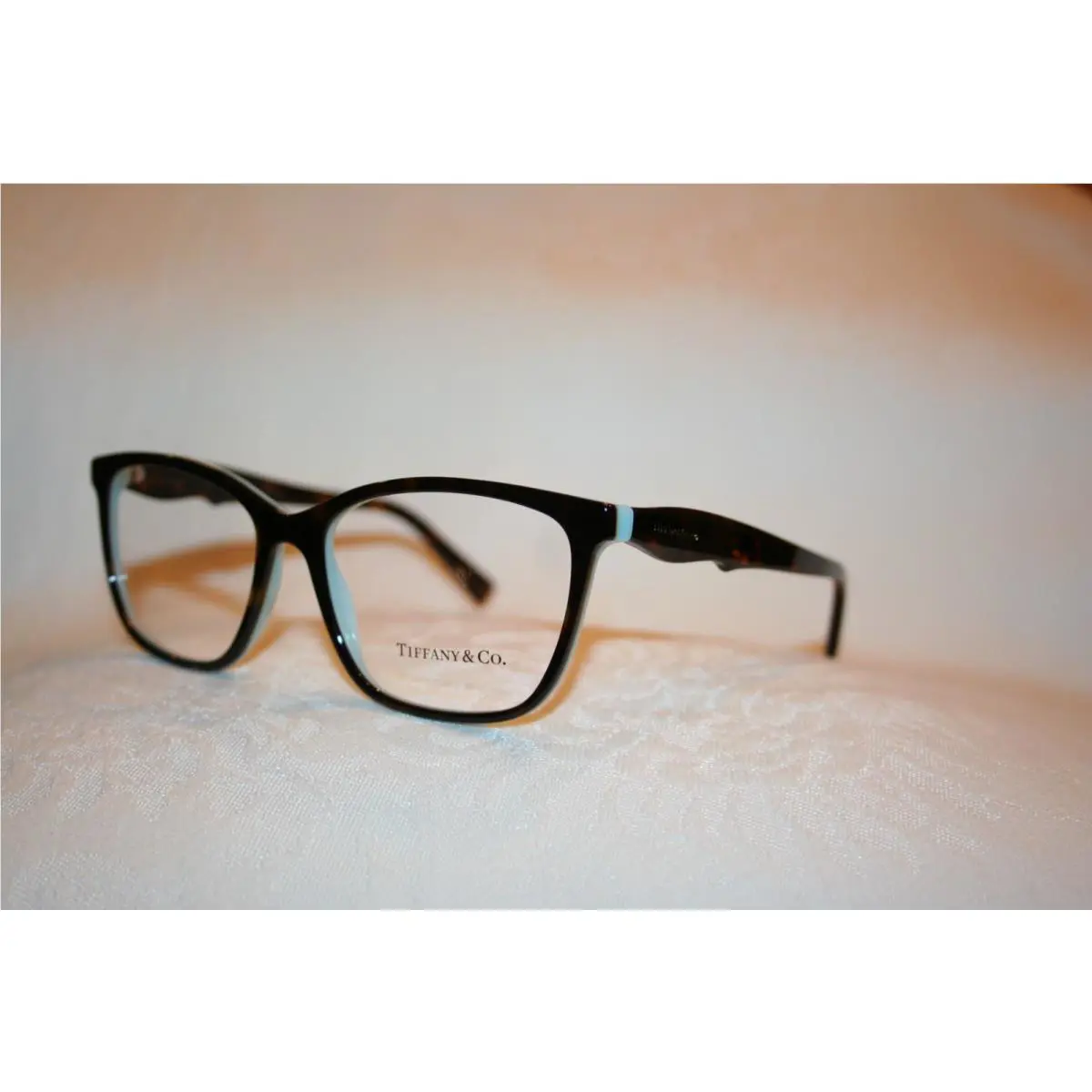 Tiffany CO Eyeglasses TF 2175 Havana on Tiffany Blue 8134 54-16-140
