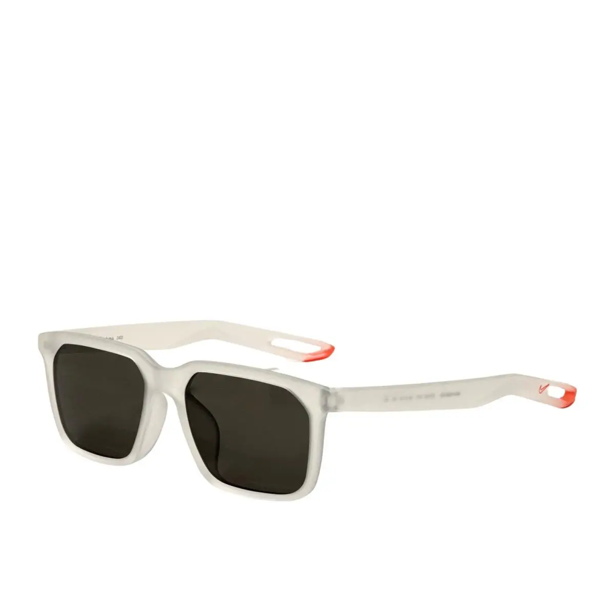Nike DZ7345-975 Matte Crystal Clear NV06 LB Sunglasses with Green Lenses