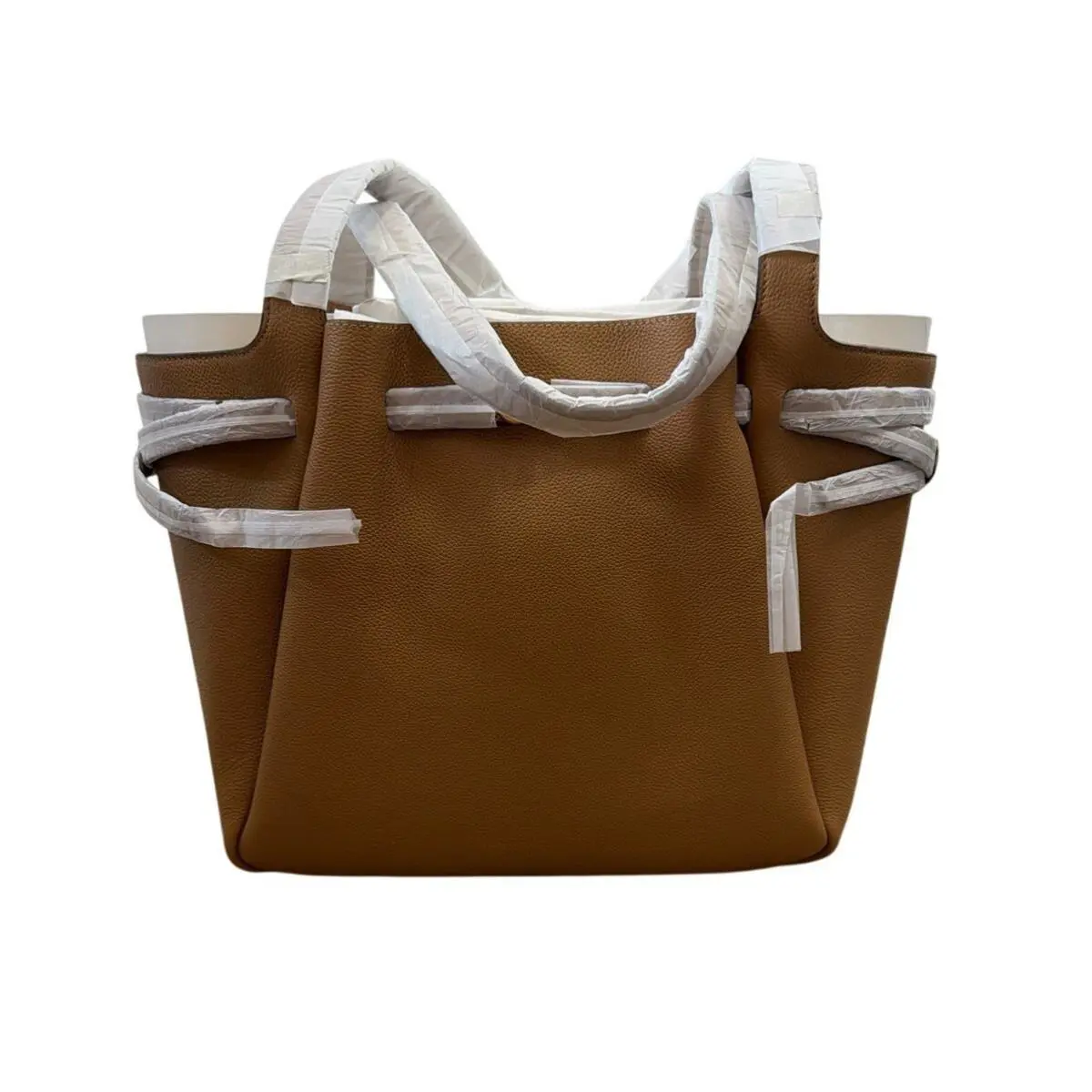 Tory Burch Romy Leather Tote Tiramisu Brown