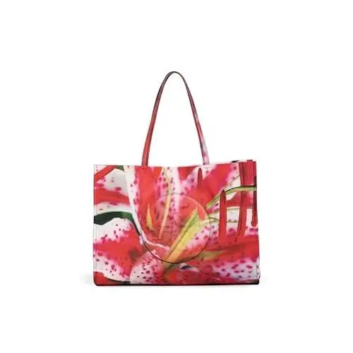 Tory Burch Women`s Ella Printed Tote Bold Pink One Size