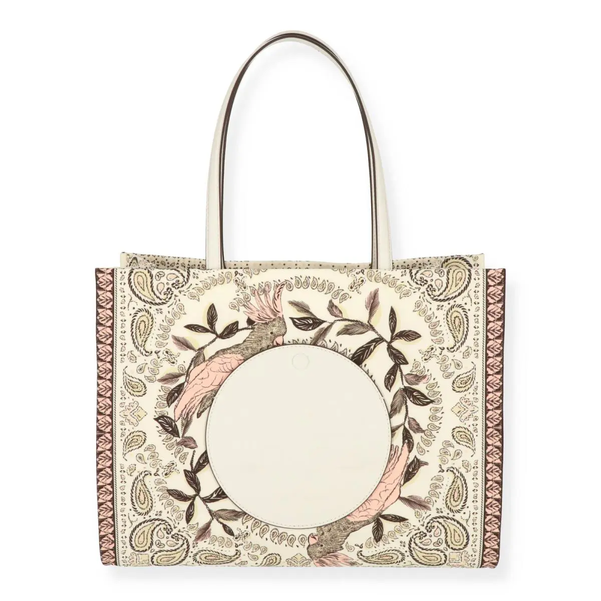 Tory Burch Womens Pink Tote - Exterior: PINK