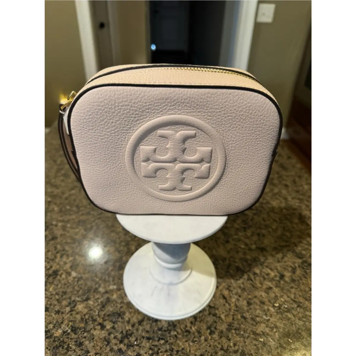 Tory Burch Bombe Logo Round Cross-body - Shell Pink - 55032