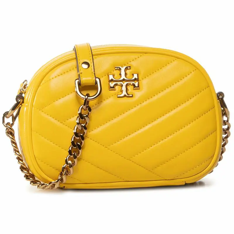 Tory Burch Kira Chevron Small Camera Bag 60227 Limone 706 Women`s Handbag
