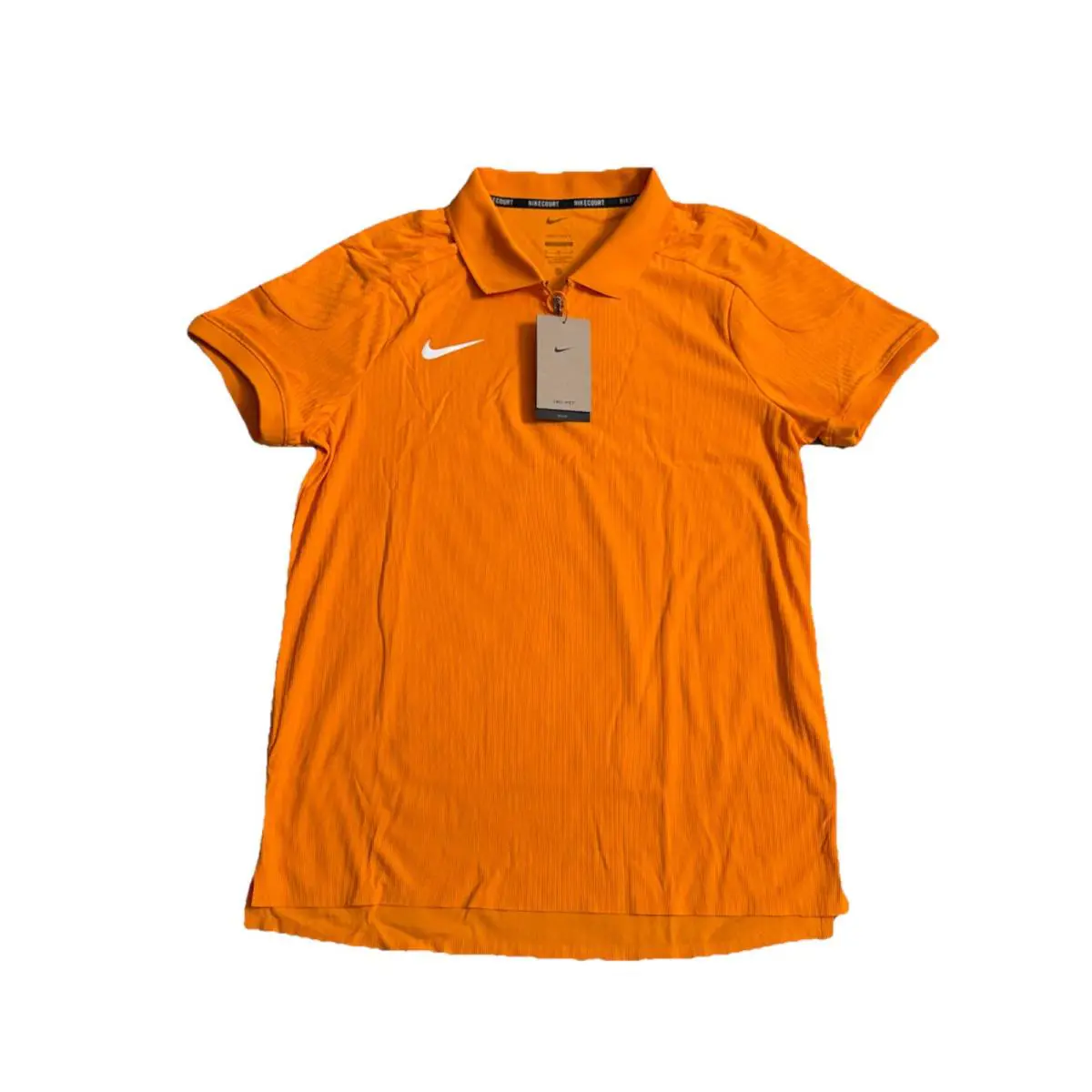 Nike Court 1/4 Zip Dri-fit Tennis Shirt Orange HQ0792-873 Men’s Size XL