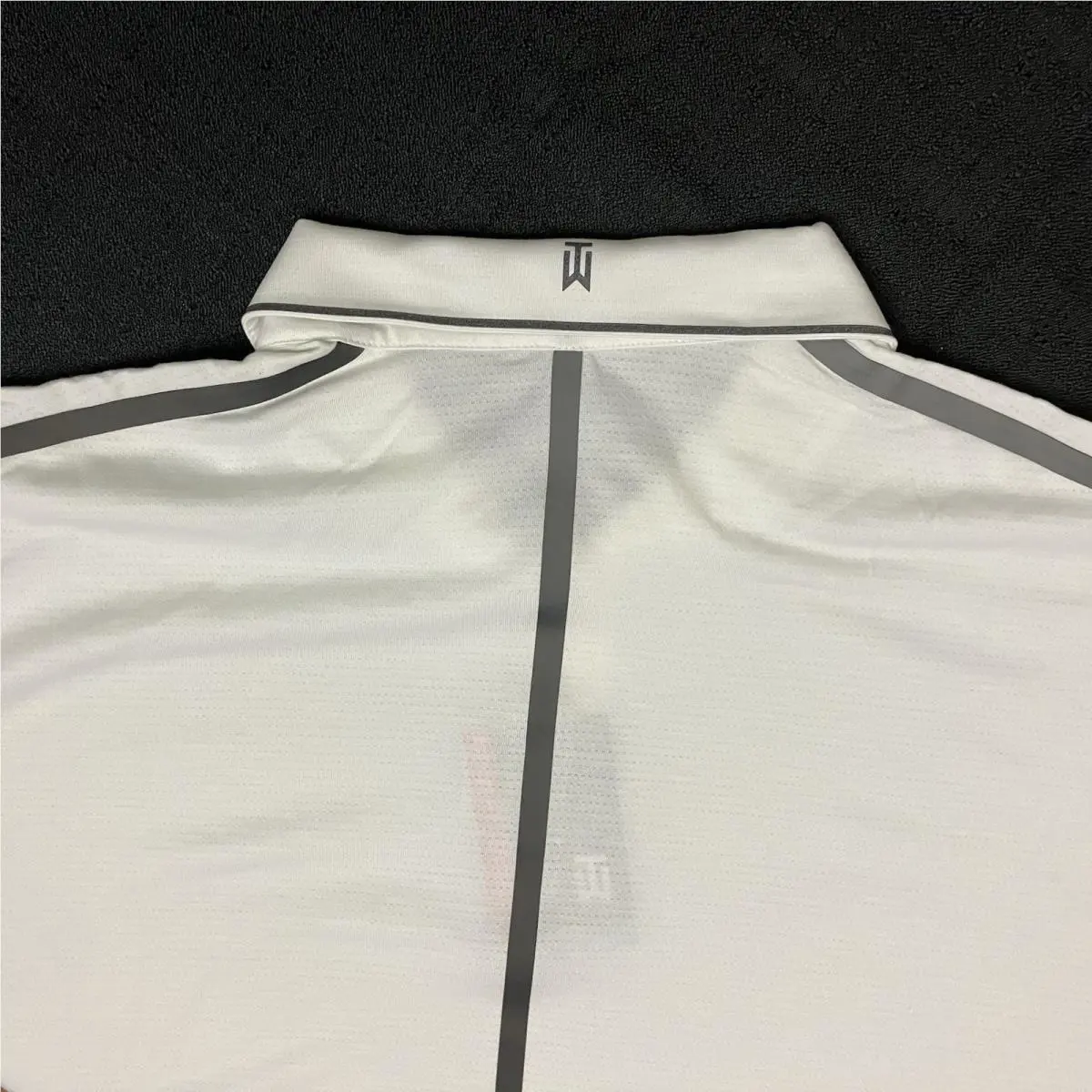 Nike clothing - Tiger Woods TW Kimono Heather Mesh Polo - 726187 - Pure Platinum White Silver 10