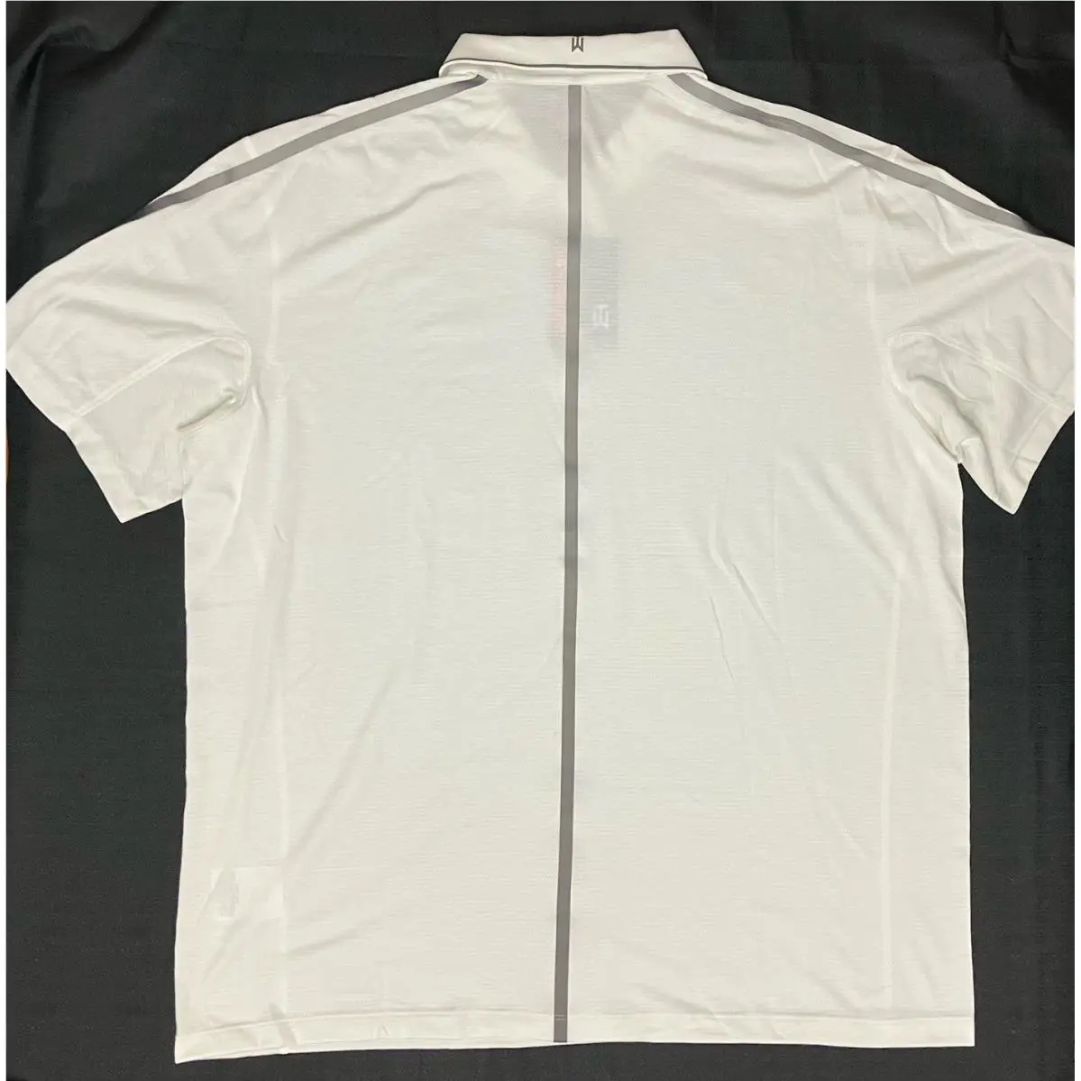 Nike clothing - Tiger Woods TW Kimono Heather Mesh Polo - 726187 - Pure Platinum White Silver 2