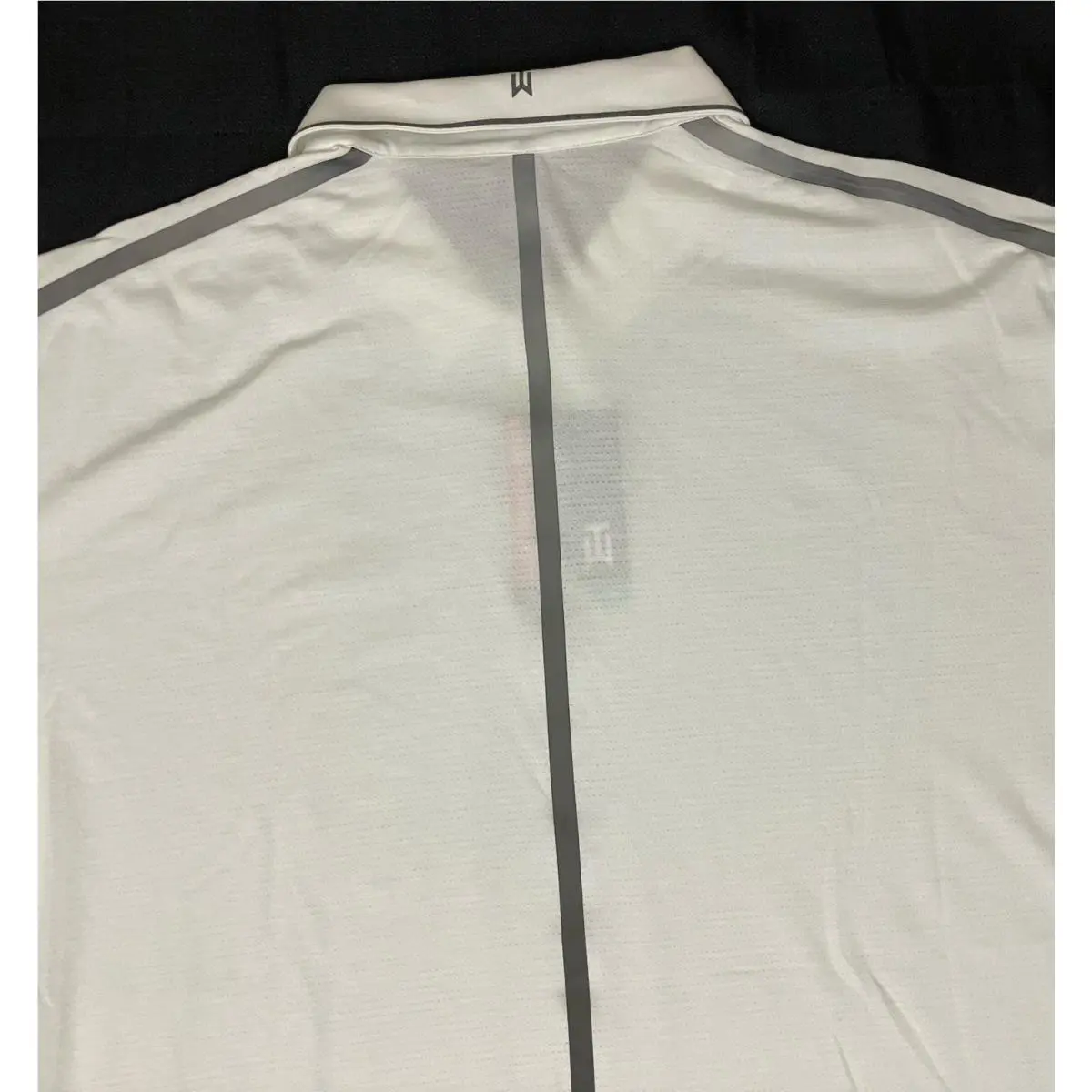 Nike clothing - Tiger Woods TW Kimono Heather Mesh Polo - 726187 - Pure Platinum White Silver 4