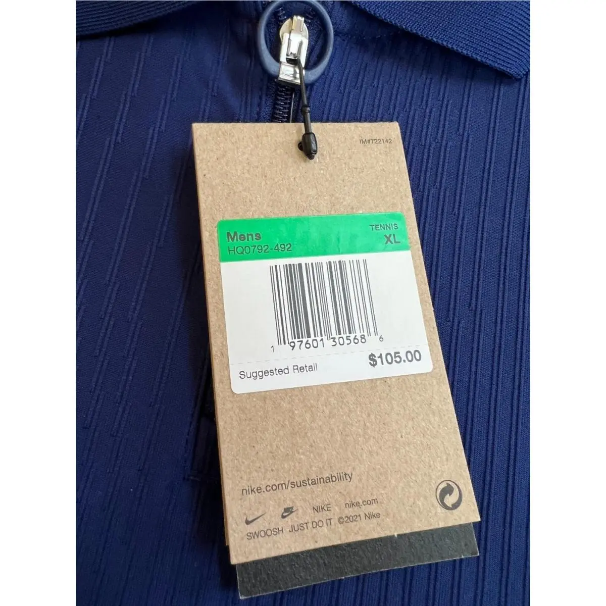 Nike clothing - Nike Dri-Fit - HQ0792-492 - Blue (UPC: 197601305686) 1