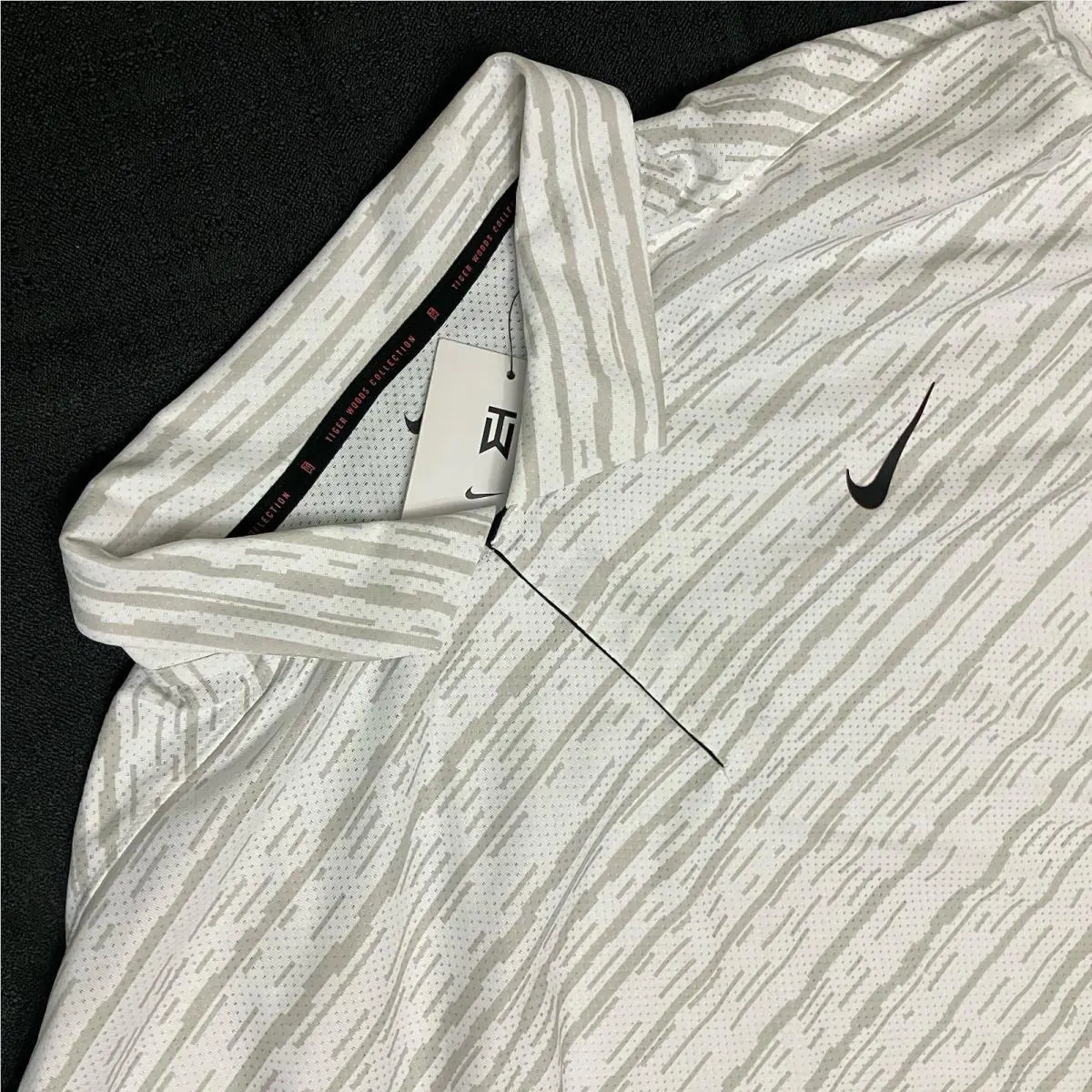 Nike clothing - Tiger Woods Dri Fit ADV Polo - Photon Dust White 0