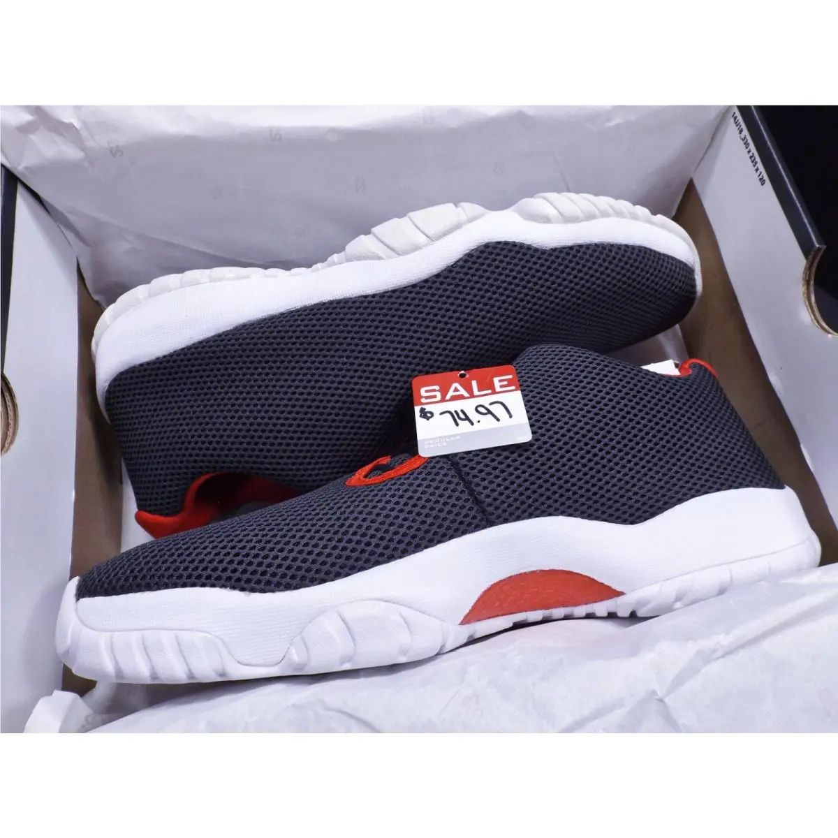 Nike shoes - Future Low - Future Low - 718948-001 - Black/University Red/White 5