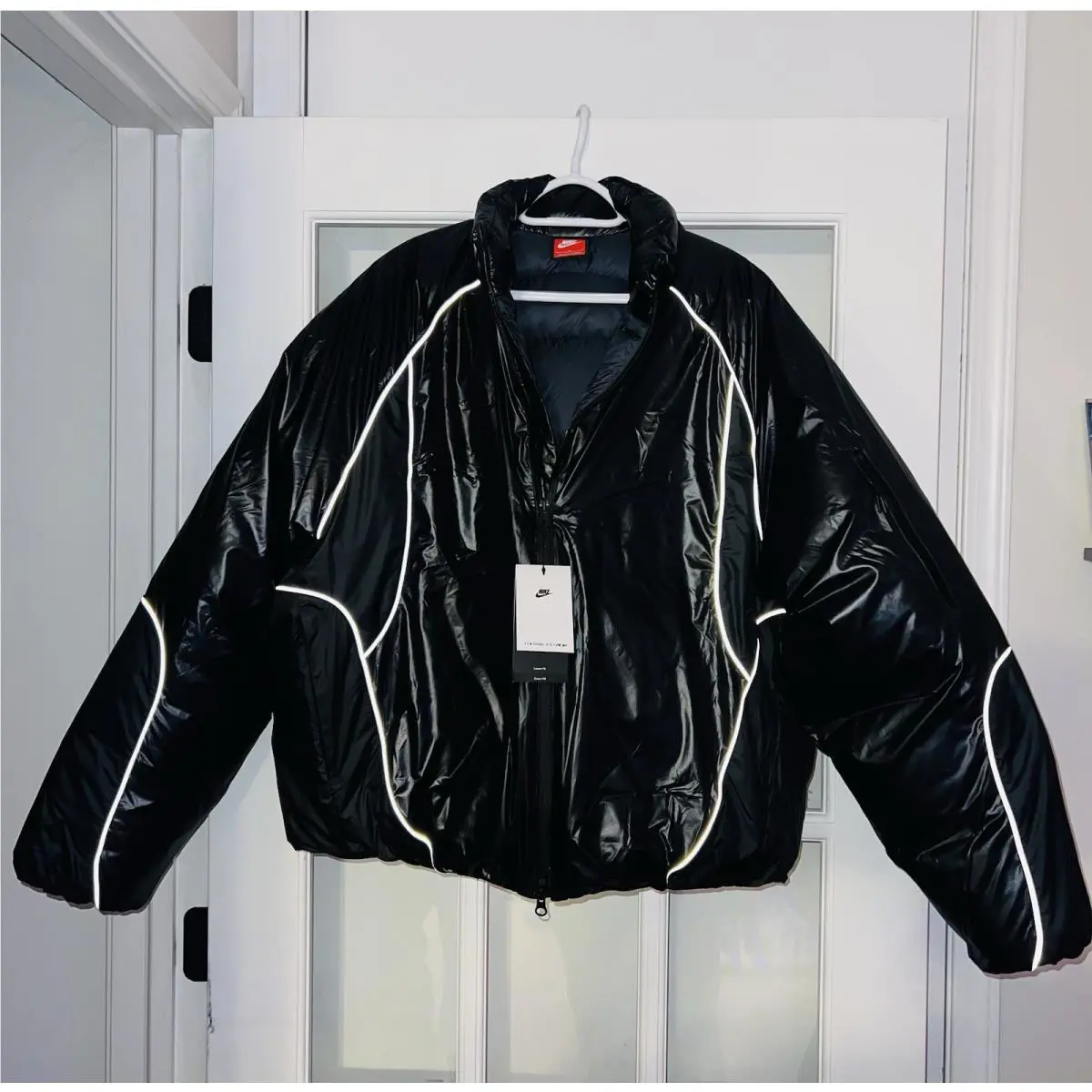 Nike clothing - Nike Tech Bubble Jacket - Tech Bubble Jacket - Black (UPC: 198482468590) 0