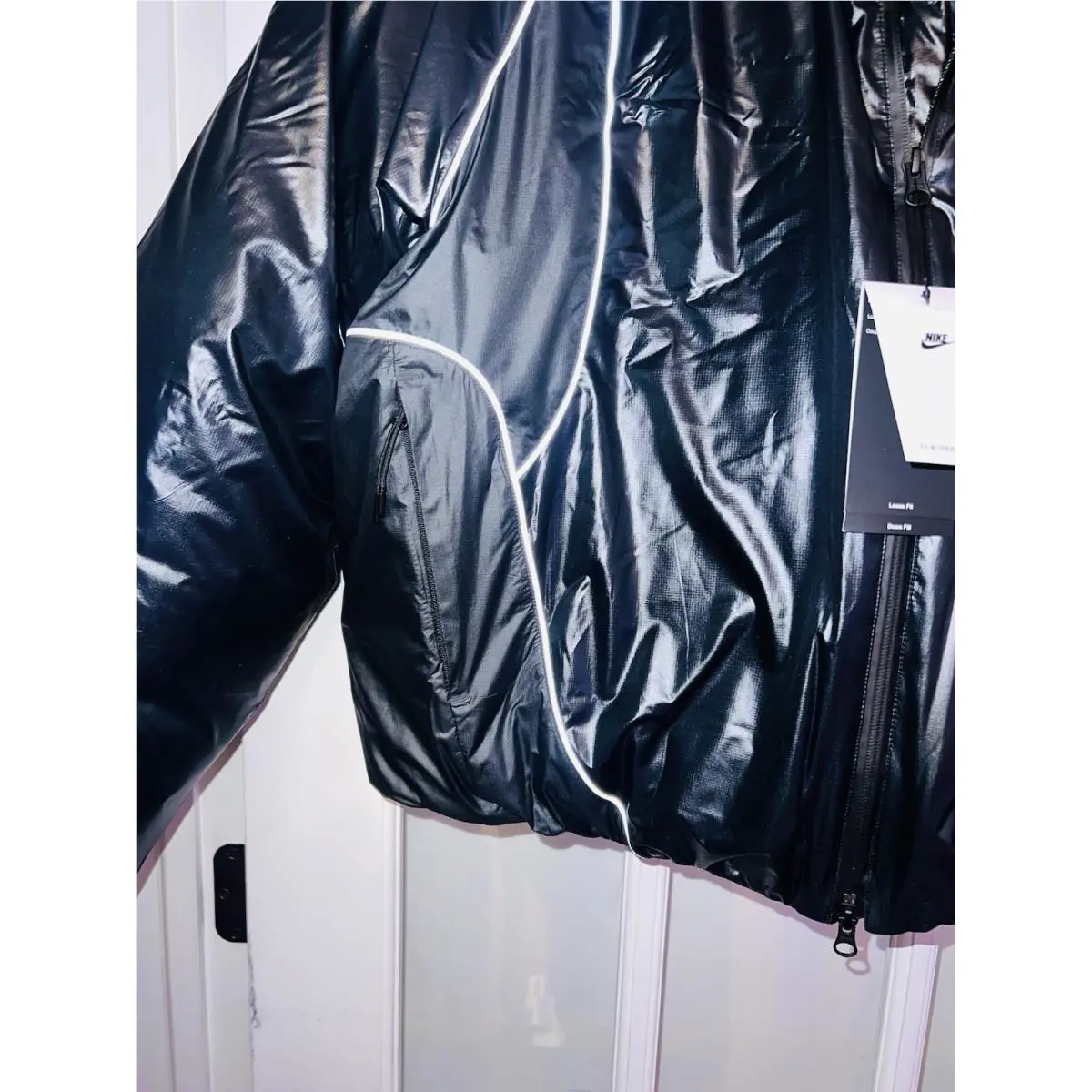 Nike clothing - Nike Tech Bubble Jacket - Tech Bubble Jacket - Black (UPC: 198482468590) 1