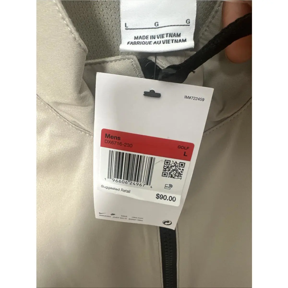 Nike clothing - Nike Dri-Fit - DX6716230 - Beige (UPC: 196606249674) 2