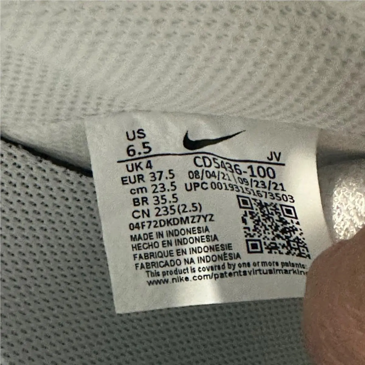 Nike shoes - Nike Court Vision - Court Vision - CD5466-100 - White 10