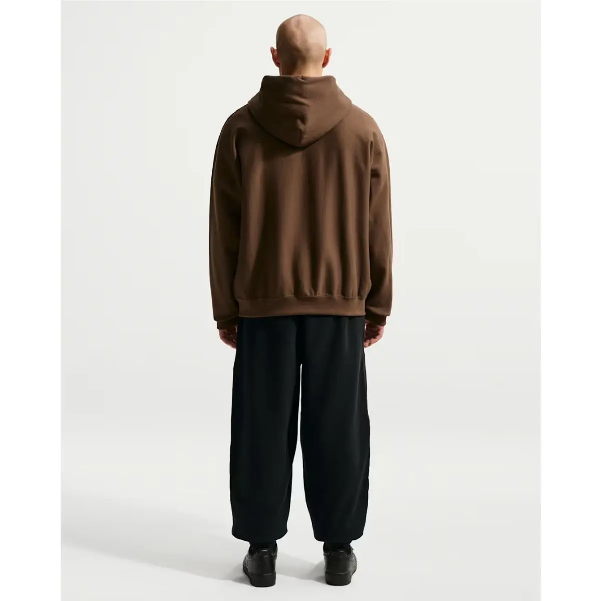 Nike clothing - Nike Solo Swoosh Fleece Sweatpants - HV1088-010 - Black (UPC: 196155011623) 6