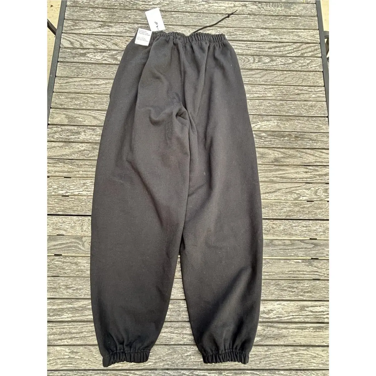 Nike clothing - Nike Solo Swoosh Fleece Sweatpants - HV1088-010 - Black (UPC: 196155011623) 12