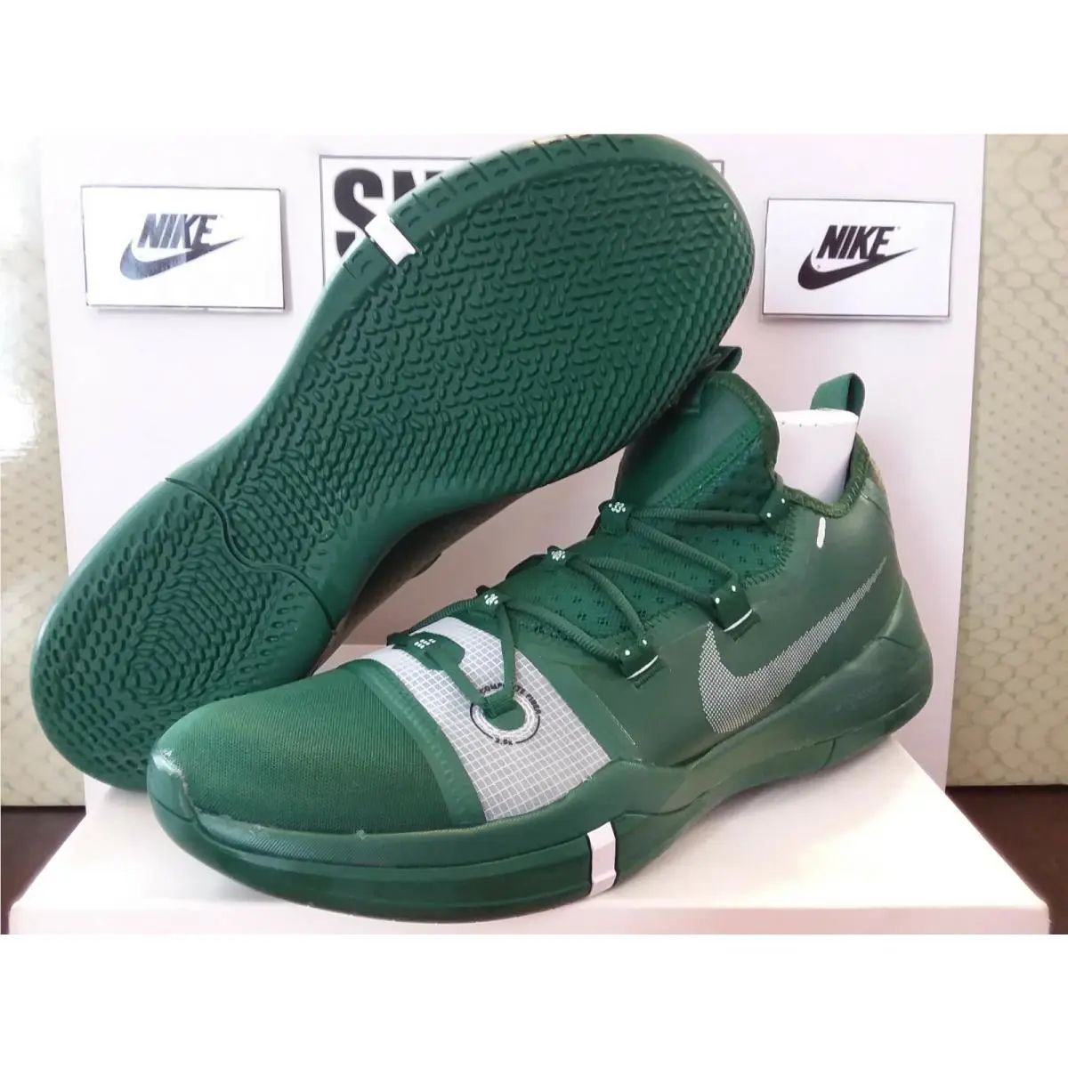 Nike shoes - Nike Kobe A.D. TB Promo - AT3874 302 - Gorge Green / Metallic Silver (UPC: 883212453846) 0