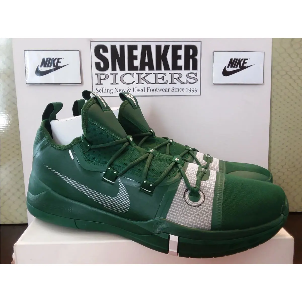 Nike shoes - Nike Kobe A.D. TB Promo - AT3874 302 - Gorge Green / Metallic Silver (UPC: 883212453846) 2