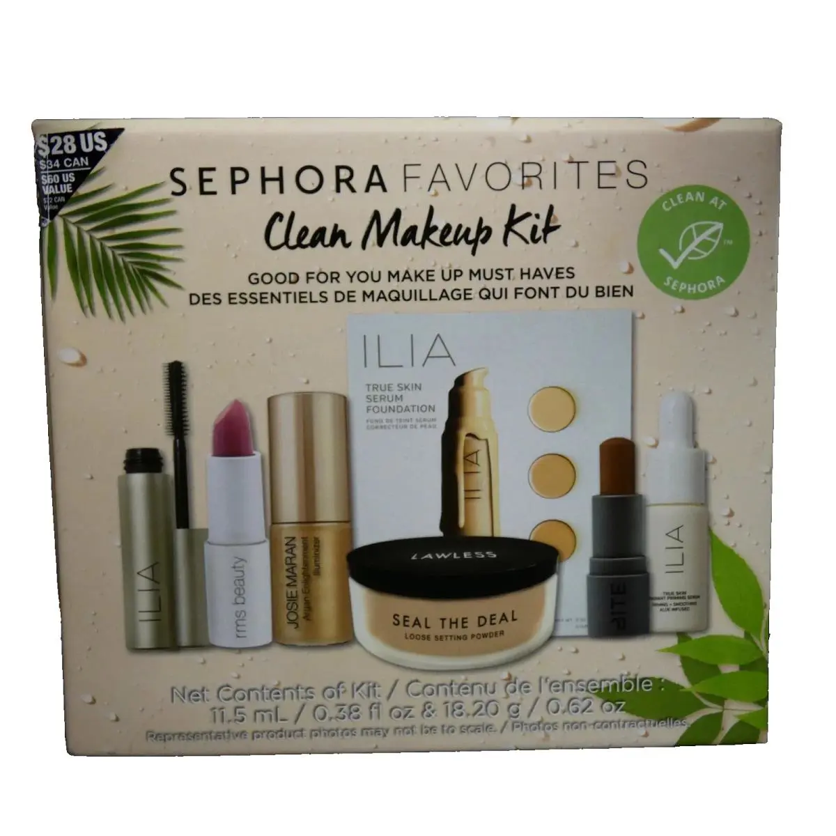 Favorites Clean Makeup Kit 7 Piece Limited Edition by Sephora