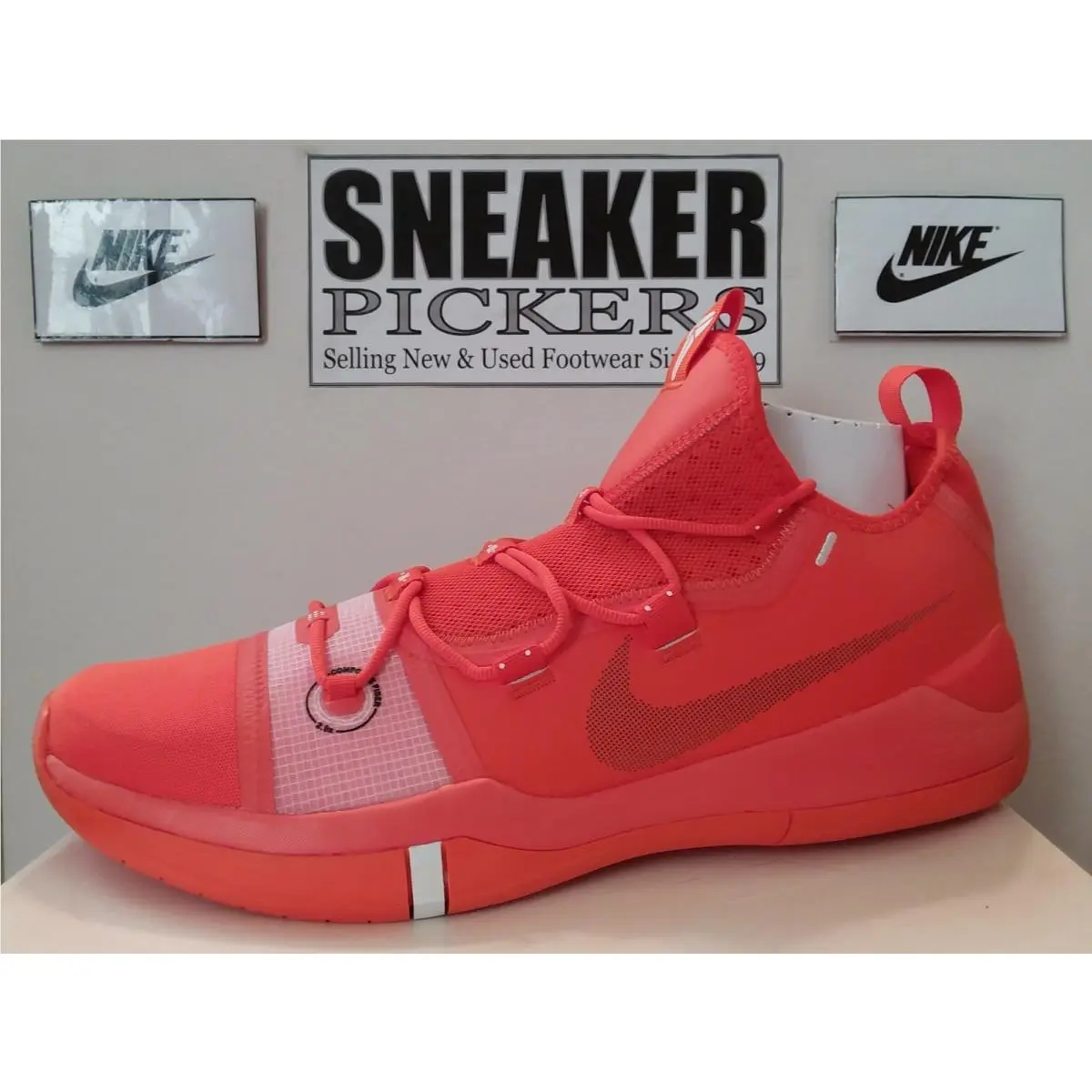 Nike Mens Kobe A.d. TB Promo Basketball - Size 18 - AT3874 804 - Orange / Silver