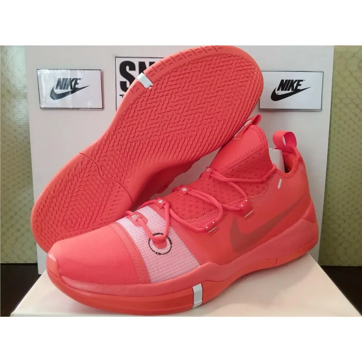 Nike shoes - Nike Kobe A.D. TB Promo - AT3874 804 - Orange Blaze / Metallic Silver (UPC: 883412294690) 0