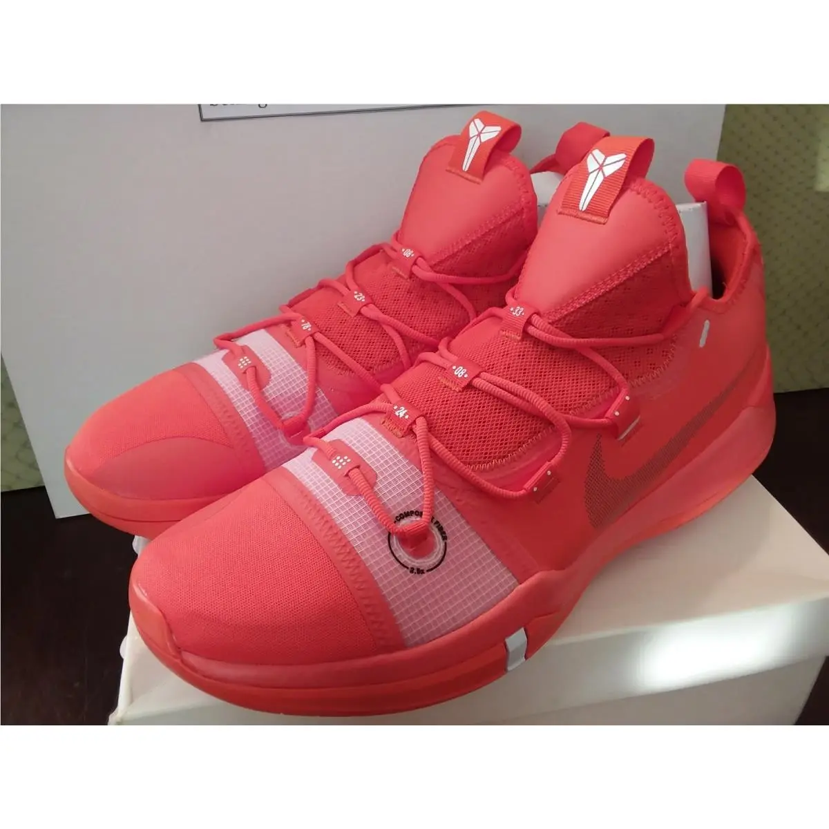Nike shoes - Nike Kobe A.D. TB Promo - AT3874 804 - Orange Blaze / Metallic Silver (UPC: 883412294690) 4