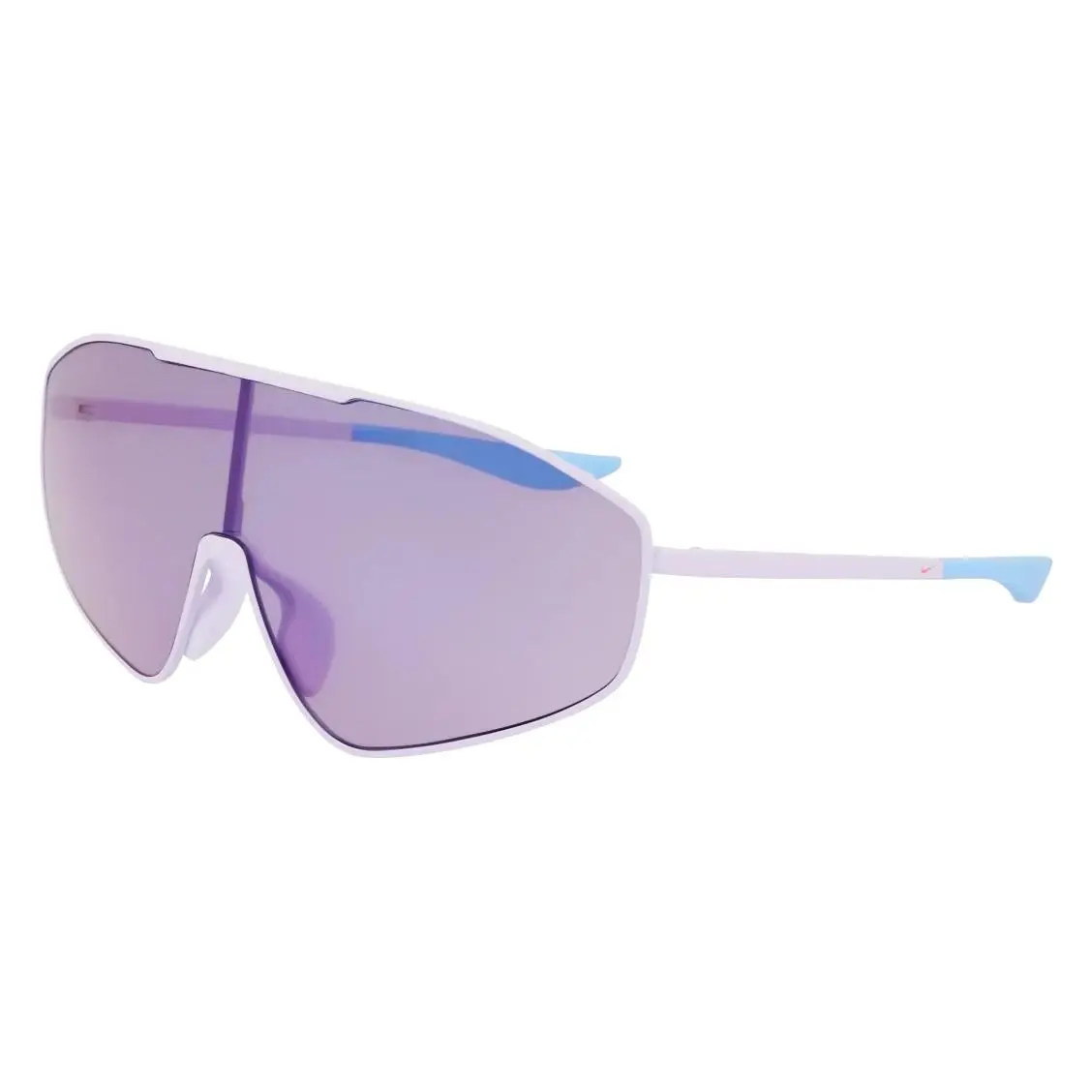Nike IF0986X- 500 Matte Amethyst Echo SHIELD-2 Sunglasses with Lilac Mirror