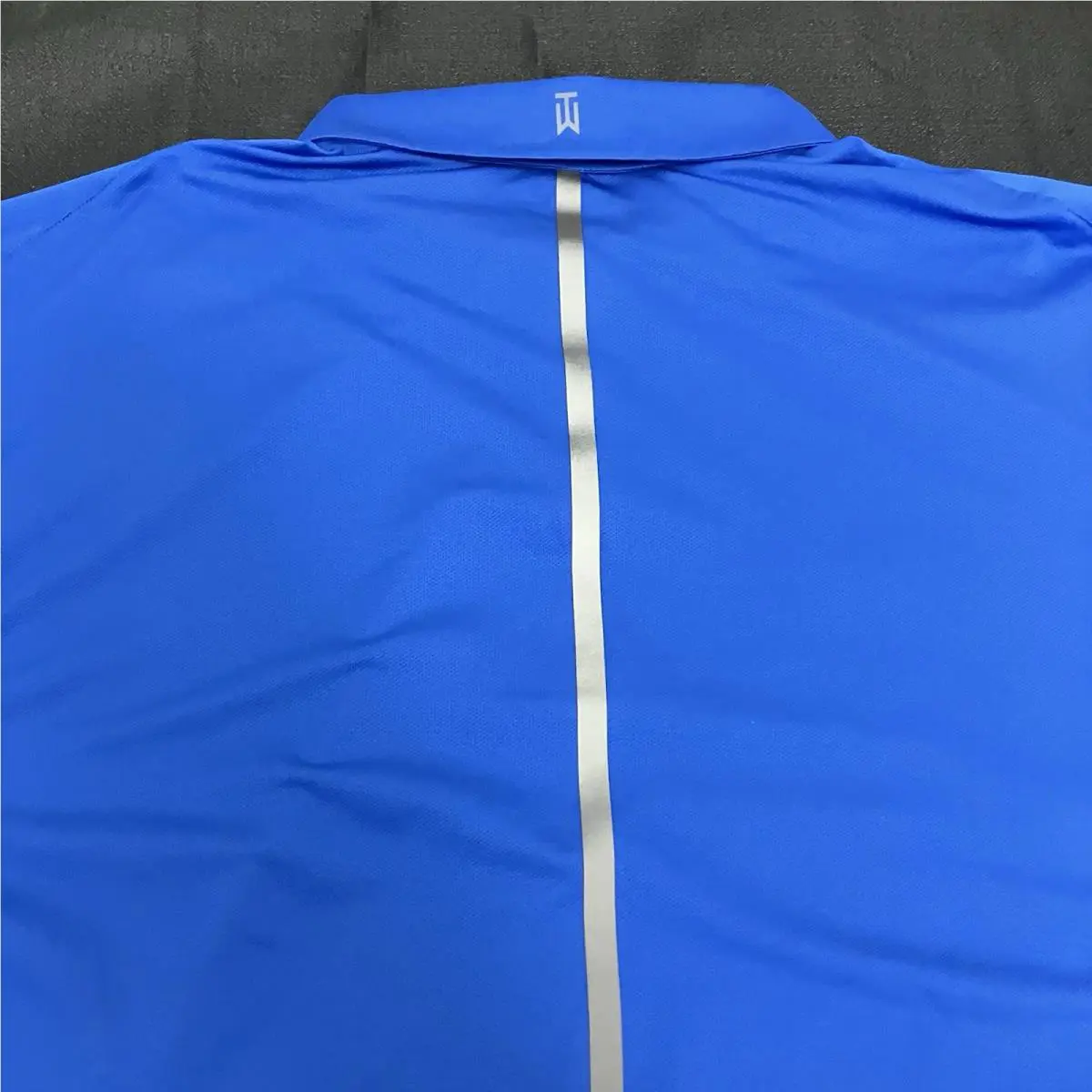Nike clothing - Tiger Woods Velocity Max Fade Polo - Royal Sport Blue Reflective Silver 3